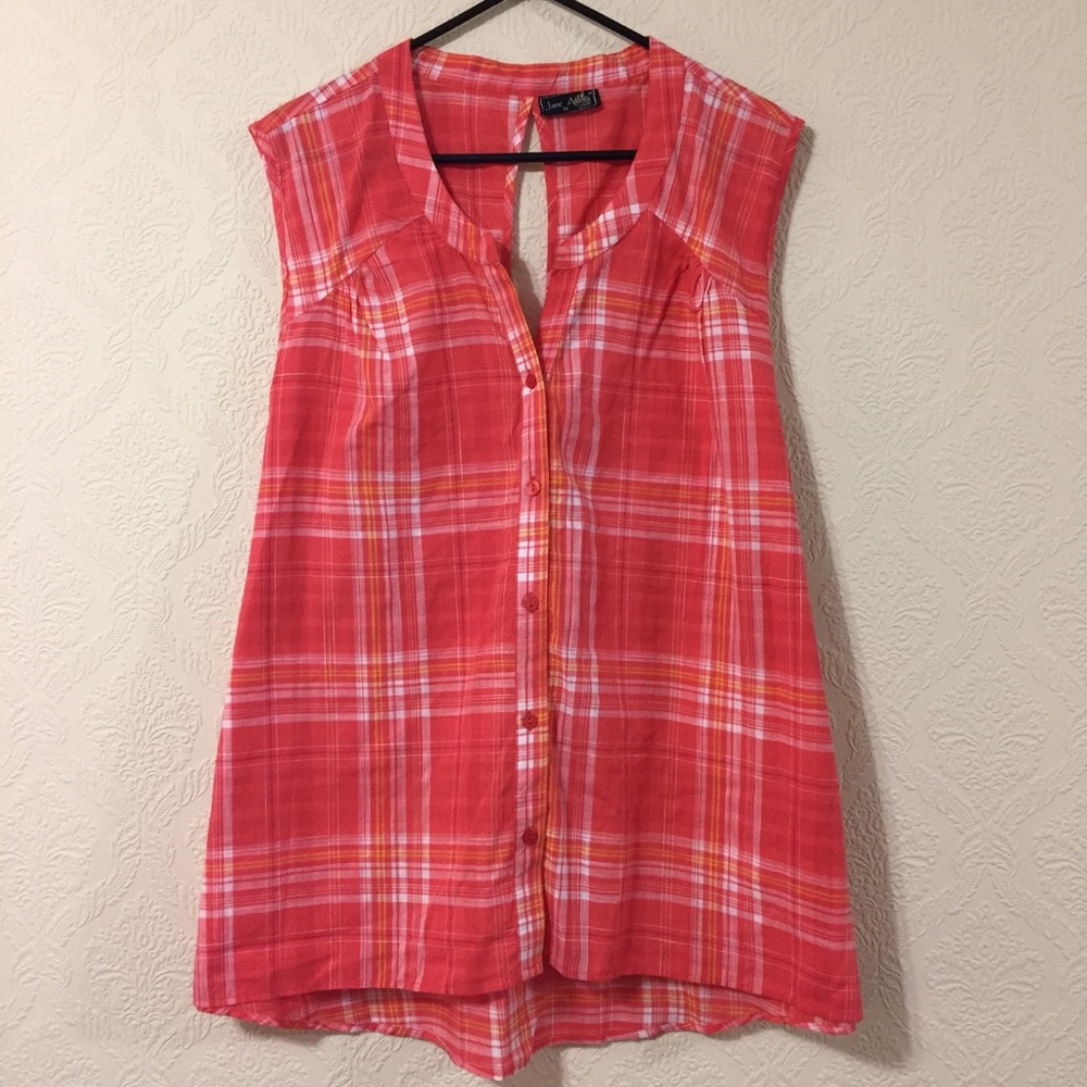 Pink & Orange Plaid